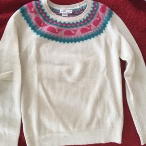 Vineyard Vines cream wool sweater